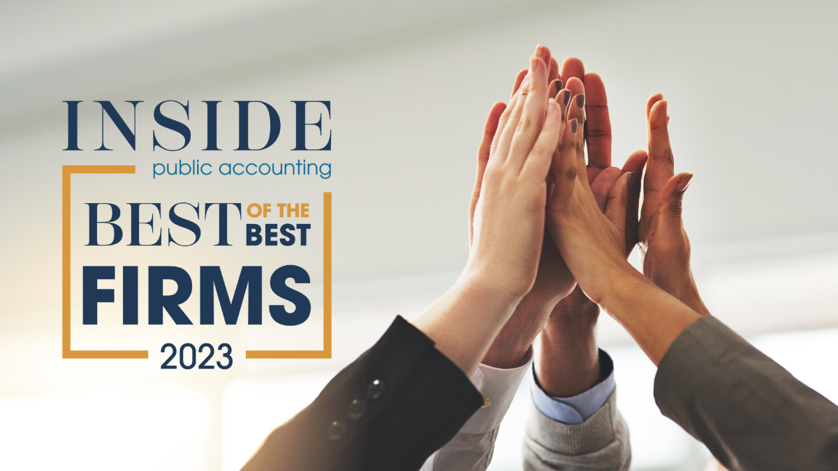 INSIDE Public Accounting Unveils The 2023 Best Of The Best Accounting ...